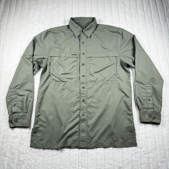 Game Guard Performance LS Original Shirt Men's M Olive UPF 50+ Quick Dry Outdoor - Picture 1 of 16